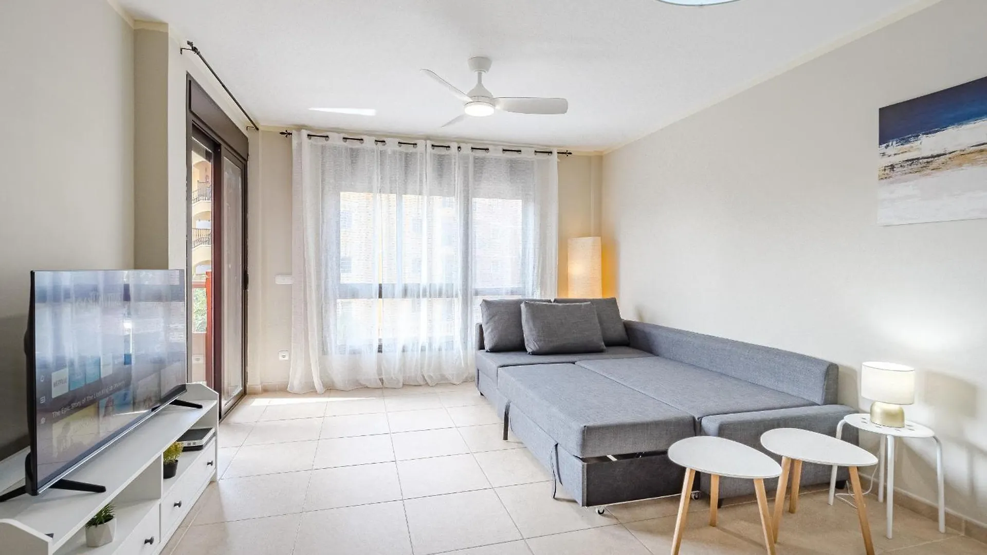Beautiful Renovated Apartment With Terrace And Air Condition In Mocan 4 Palm Mar  Palm-mar